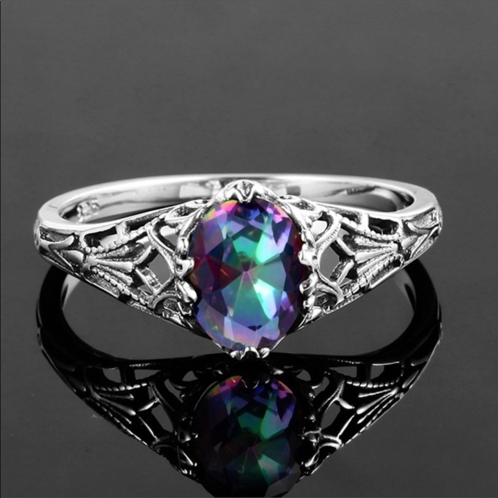 Celtic style cats eyes Ring